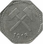 10 Pfennig - Grossalmerode von Waitzische Erben, Germany, 1918 reverse image
