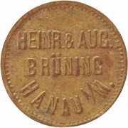 3 Pfennig - Hanau Heinr. and Aug. Brüning obverse image
