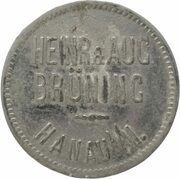 5 Pfennig - Hanau Heinr. and Aug. Brüning obverse image
