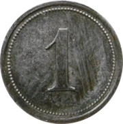 1 Pfennig - Heddernheim Kupfer Werk, Germany,  reverse image