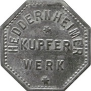 5 Pfennig - Heddernheim Kupfer Werk obverse image