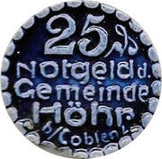 25 Pfennig - Höhr obverse image
