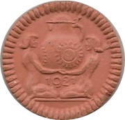50 Pfennig - Höhr, Germany, 1921 reverse image