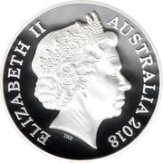 5 Dollars - Elizabeth II 4th Portrait - Ravi - Red Panda - High Relief obverse image