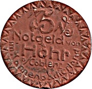 75 Pfennig - Höhr obverse image