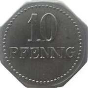 10 Pfennig - Langenschwalbach, Germany, 1918 reverse image
