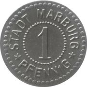1 Pfennig - Marburg an der Lahn obverse image