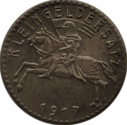 2 Pfennig - Marburg an der Lahn, Germany, 1917 reverse image
