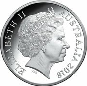 5 Dollars - Elizabeth II 4th Portrait - Winter Olympics Pyeongchang - Silver Proof obverse image