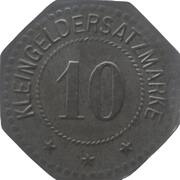 10 Pfennig - Melsungen, Germany, 1918 reverse image