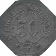 50 Pfennig - Melsungen, Germany, 1917 reverse image