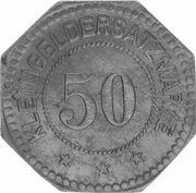 50 Pfennig - Melsungen, Germany, 1918 reverse image