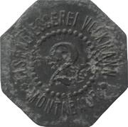 2 Pfennig - Montabaur Eisengiesserei Volkmann obverse image