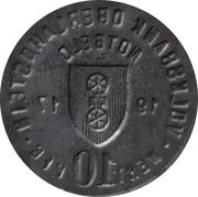 10 Pfennig - Oberlahnstein, Germany, 1917 reverse image
