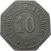 10 Pfennig - Schlierbach Wächtersbacher Steingutfabrik G.m.b.H, Germany,  reverse image
