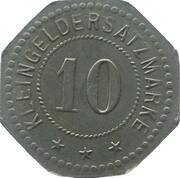 10 Pfennig - Schlierbach Wächtersbacher Steingutfabrik G.m.b.H, Germany,  reverse image