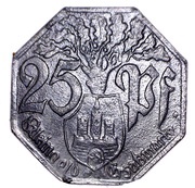 25 Pfennig - Weilburg an der Lahn, Germany, 1917 reverse image