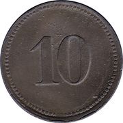 10 Pfennig - Alsfeld, Germany, 1917 reverse image
