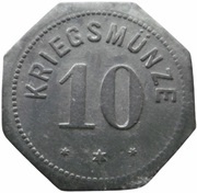 10 Pfennig - Alzey, Germany, 1917 reverse image