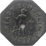 5 Pfennig - Bensheim obverse image