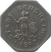 10 Pfennig - Bensheim obverse image