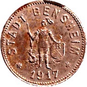 50 Pfennig - Bensheim obverse image