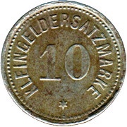 10 Pfennig - Bingen am Rhein, Germany, 1918 reverse image
