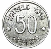 50 Pfennig - Bingen am Rhein, Germany, 1919 reverse image