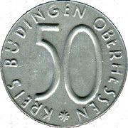 50 Pfennig - Büdingen obverse image
