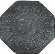50 Pfennig - Darmstadt E. Merck obverse image