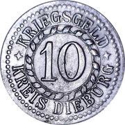 10 Pfennig - Dieburg obverse image