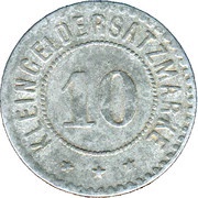 10 Pfennig - Giessen, Germany, 1918 reverse image