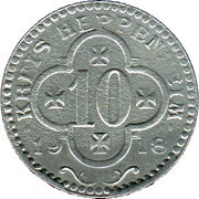 10 Pfennig - Heppenheim obverse image