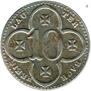 10 Pfennig - Lauterbach obverse image