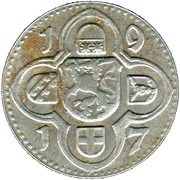 10 Pfennig - Lauterbach, Germany, 1917 reverse image