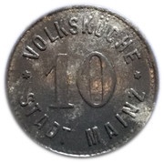 10 Pfennig - Mainz Volksküche obverse image