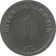 1 Pfennig - Offenbach am Main obverse image
