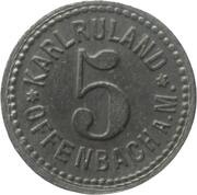 5 Pfennig - Offenbach Karl Ruland obverse image