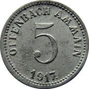 5 Pfennig - Offenbach am Main obverse image