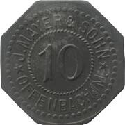 10 Pfennig - Offenbach am Main J. Mayer and Sohn obverse image