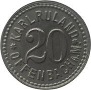 20 Pfennig - Offenbach Karl Ruland obverse image