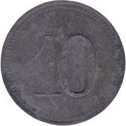 10 Pfennig - Offstein Zuckerfabrik, Germany, 1920 reverse image
