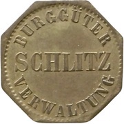 5 Pfennig - Schlitz Burggüter Verwaltung obverse image