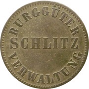 50 Pfennig - Schlitz Burggüter Verwaltung obverse image