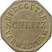 50 Pfennig - Schlitz Burggüter Verwaltung obverse image