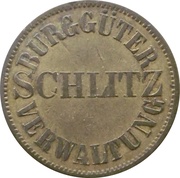 100 Pfennig - Schlitz Burggüter Verwaltung obverse image