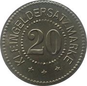 20 Pfennig - Sprendlingen Chr. Strunck and Sohn, Germany,  reverse image