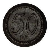 50 Pfennig - Bunzlau, Germany, 1921 reverse image