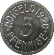 5 Pfennig - Grünberg, Germany, 1920 reverse image