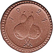 50 Pfennig - Grünberg, Germany, 1921 reverse image